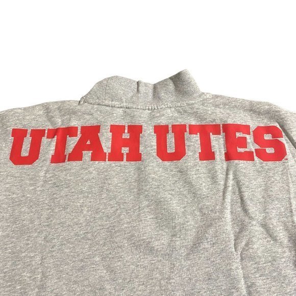 Under Armour Utah Utes Mock Neck Spirit Jersey Sweater Grey Women’s Size XL - Picture 8 of 8